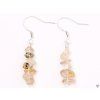 Sagenite stone earrings #83