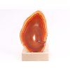 Agate candle holder plate 9 cm - Top quality #412