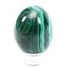 Malachite egg 5.3 cm - 210g natural malachite stone + base #278