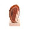 Agate candle holder, flat, 10 cm - Top quality #437