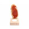 Agate candle holder, flat, 11 cm - Top quality #439