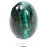 Malachite egg 6.2 cm - 308 g natural malachite stone + base #280