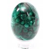 Jajko z malachitu, 6 cm - 280 g naturalny kamień malachit + podstawka #281