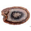 Natural agate slice, size 6–11 cm, top quality #NV448