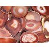 Red agate slice, size 7–11 cm, top quality #NV450