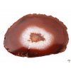 Red agate slice, size 7–11 cm, top quality #NV450