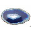 Agate slice, blue, size 7–11 cm, top quality #NV458