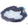 Agate slice, blue, size 7–11 cm, top quality #NV458