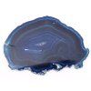 Agate slice, blue, size 7–11 cm, top quality #NV458