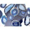 Agate slice, blue, size 7–11 cm, top quality #NV458
