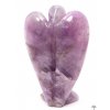 Anděl Ametyst 50x30 mm - Anděl z přírodního kamene - Malawi #ZB12