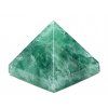 Fluorite pyramid 75 x 75 mm 535g + LED light - TOP quality #C566