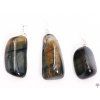 Hawk's eye stone pendant size M - #133