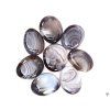 Palm stone Grey agate 35 - 40 mm disc #133