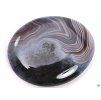 Palm stone Grey agate 35 - 40 mm disc #133