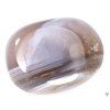 Palm stone Grey agate 40 - 45 mm disc #134