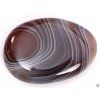 Palm stone Grey agate 40 - 45 mm disc #134