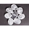 Palm stone White calcite 35 - 40 mm disc #136