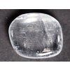 Palm stone White calcite 35 - 40 mm disc #136