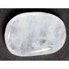 Palm stone White calcite 40 - 45 mm disc #137