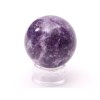 Lepidolit kula 47 mm 155 g naturalny kamień Lepidolit + drewniana podstawa #349