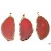 Pendant from Agate red slice 35 - 55 mm #ZM199