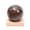 Jaspis oceánový koule 76 mm 600g přírodní kámen + dřevěný podstavec #C531