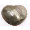 Srdce Pyrit 66x53 mm 238g přírodní kámen #K256