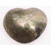 Srdce Pyrit 66x53 mm 238g přírodní kámen #K256