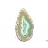 Agate slab green with hole - size 4 - 7 cm #488