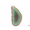 Agate slab green with hole - size 4 - 7 cm #488