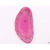 Agate slab pink with hole - size 4 - 7 cm #492