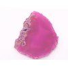 Agate slab pink with hole - size 4 - 7 cm #492