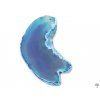 Agate slab blue-green with hole - size 4 - 7 cm #493