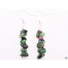 Ruby - Zoisite stone earrings #95