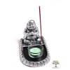 Stojánek na vonné tyčinky a svíčky - Buddha #18