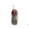 Heliotrope stone pendant, size S - #146