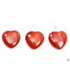 Red jasper stone heart pendant, size 20 mm #148
