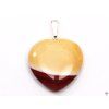 Mookaite stone heart pendant, size 20 mm #151