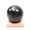 Labradorit koule 78 mm 692g přírodní kámen + dřevěný podstavec #442