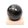 Labradorit koule 72 mm 534g přírodní kámen + dřevěný podstavec #C511