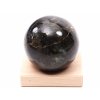 Labradorit koule 72 mm 534g přírodní kámen + dřevěný podstavec #444