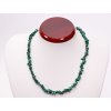 Náhrdelník Malachit tromlovaný #20 - z přírodních kamenů