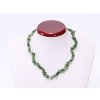 Náhrdelník Nefrit tromlovaný #24 - z přírodních kamenů
