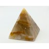 Aragonit pyramida 5 x 5 cm - TOP kvalita #K506 - leštěná aragonitová pyramida