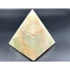 Piramida aragonitowa 6,2 x 6,2 cm - najwyższa jakość #K529 - polerowana piramida aragonitowa