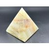 Piramida aragonitowa 6,2 x 6,2 cm - najwyższa jakość #K529 - polerowana piramida aragonitowa