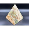 Aragonit pyramida 10 x 10 cm - TOP kvalita #K531 - leštěná aragonitová pyramida