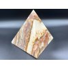 Piramida aragonitowa 10 x 10 cm - najwyższa jakość #K532 - polerowana piramida aragonitowa