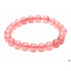Bransoletka Kwarc truskawkowy - kulki 8 mm #508 - z naturalnych kamieni